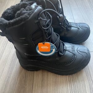 Columbia Kids Black Snow Boots-Youth Bugaboot Celsius